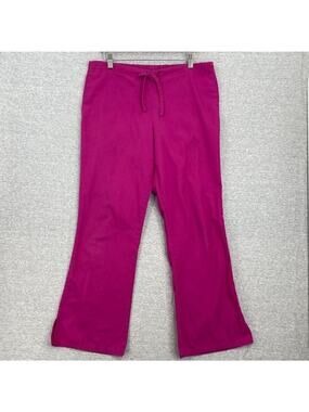 Cherokee Workwear Scrub Bottoms Womens Small Hot Pink Medical Nursing Healthcare